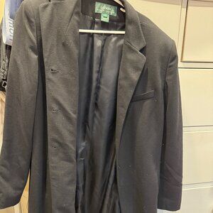 Lauren Ralph Lauren Single Breasted Wool Coat